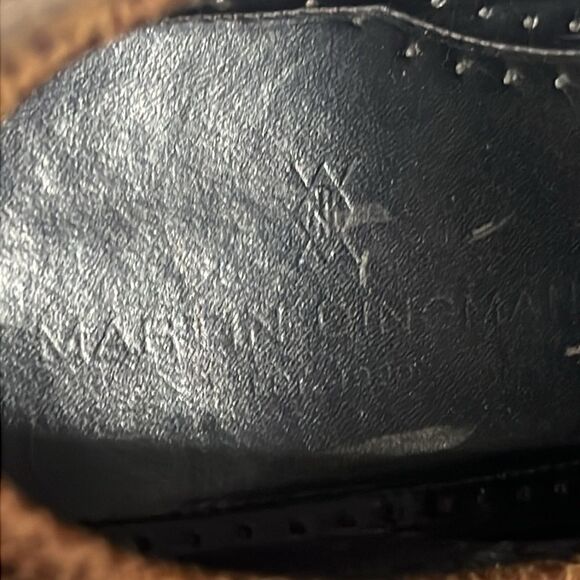 🔥🔥 MARTIN DINGMAN Royal Venetian Driving Loafer Men Size 9.5M Navy Blue Canvas - Picture 13 of 14